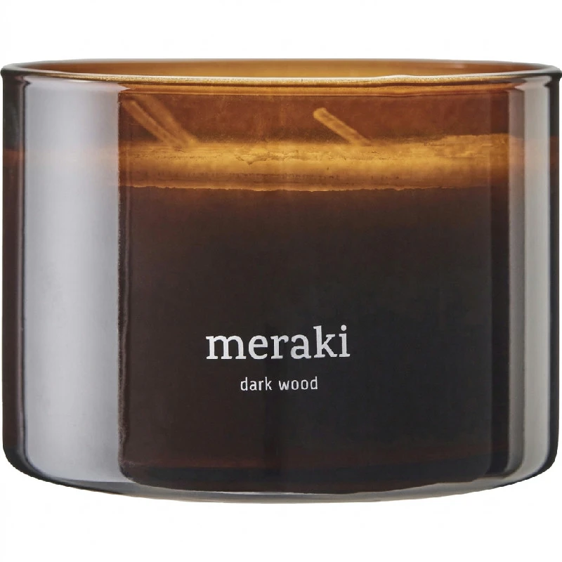 Meraki Duftlys, Dark wood, Brun Stor 366650305 by Meraki color Bruin