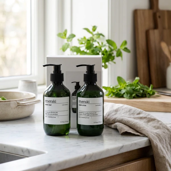 Meraki Anti-odour Håndpleie Gaveeske 2 x 275 ml 309770426 by Meraki color Grön
