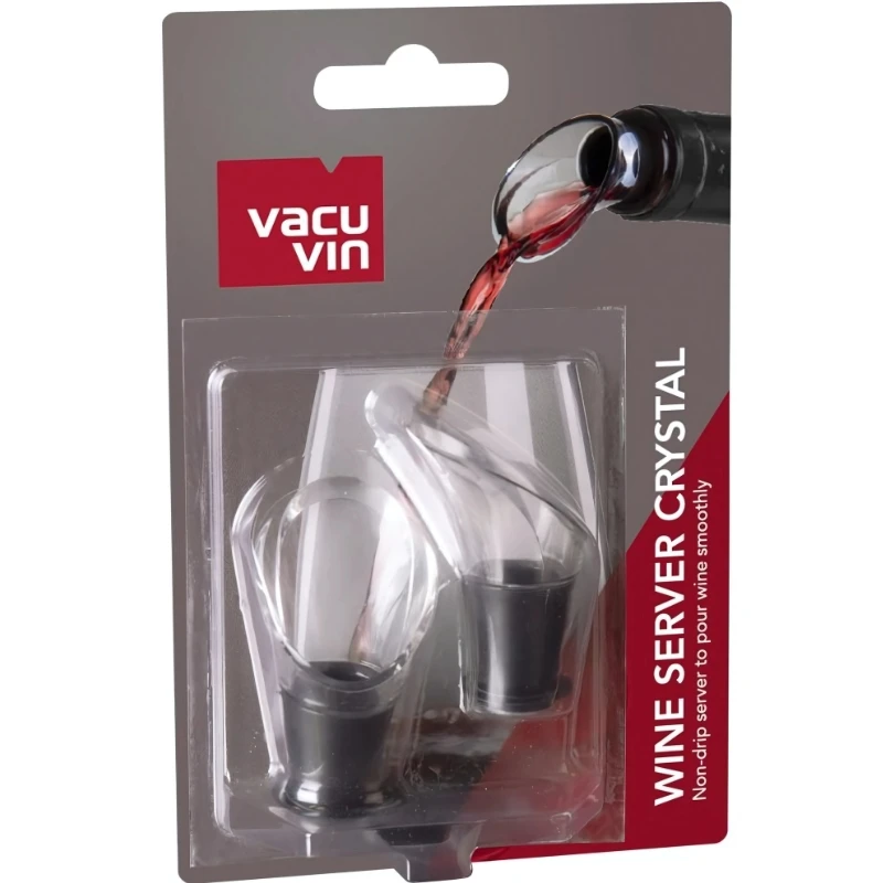Vacu Vin skjenketut Crystal - 2 stk V1854060 by Vacu Vin color Svart