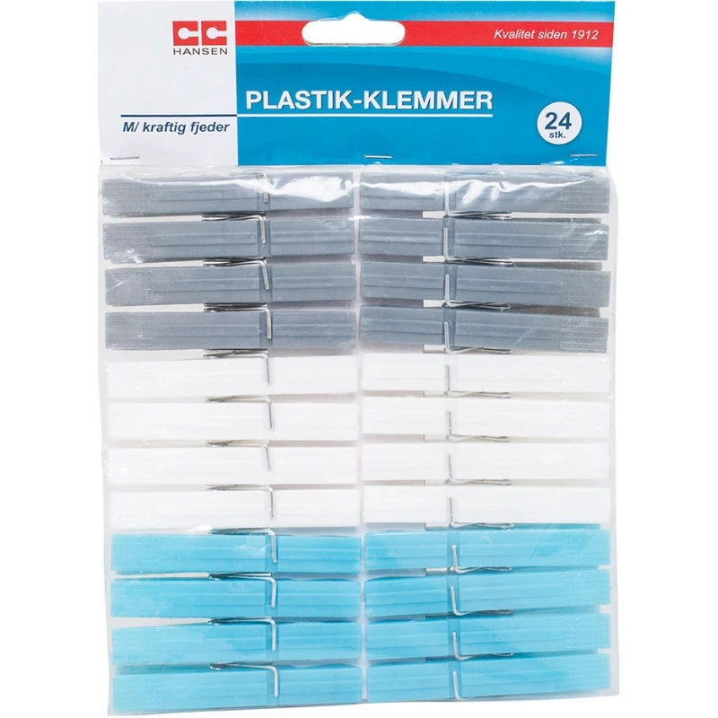 CC Hansen Plastklyper 24 stk. Assortert 1011AG by CC Hansen color Assorterad