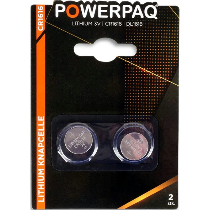 Batterier | Lithium CR1616 3V | PowerPaq 12932AG by PowerPaq color Silver