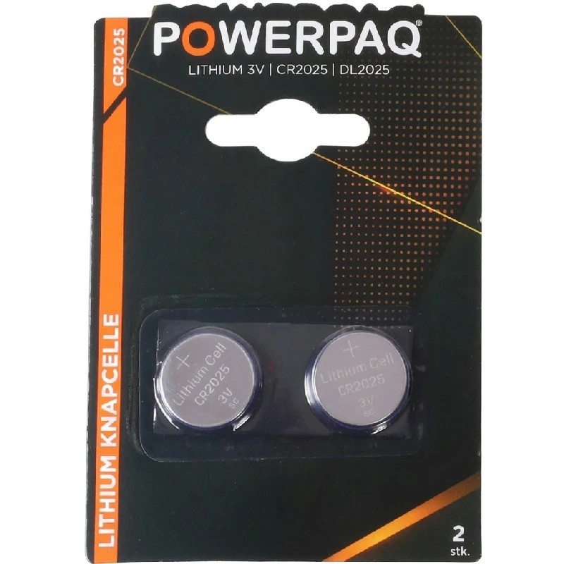 Batterier | Litium CR2025 | PowerPaq 12936AG by PowerPaq color Silver