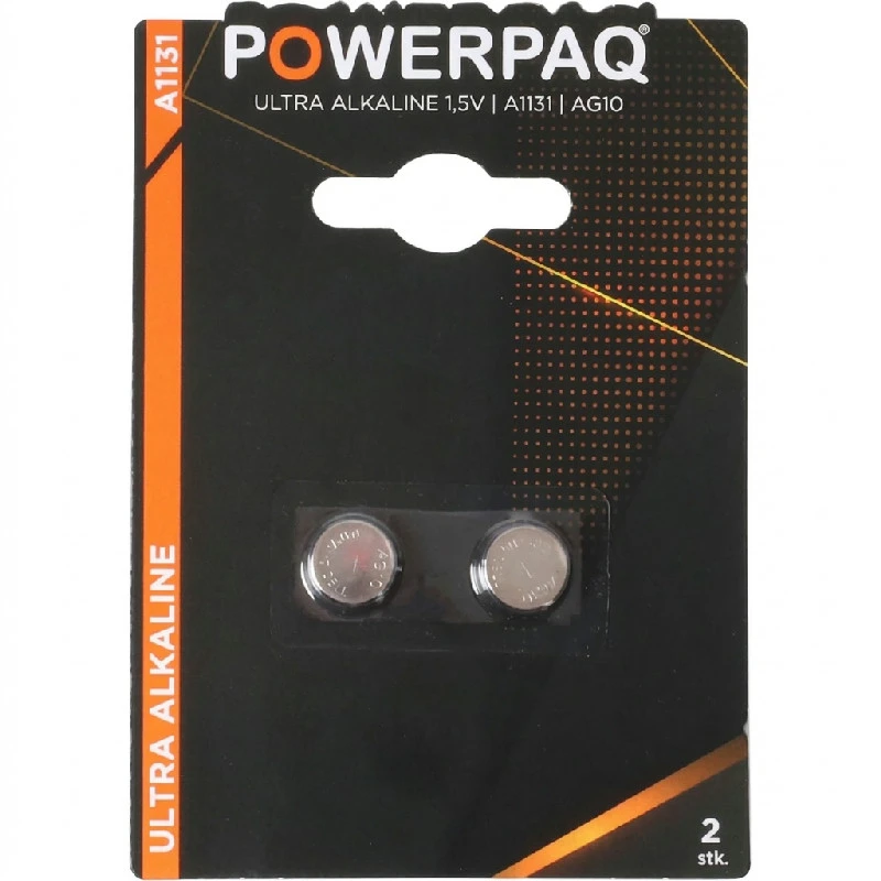 Batterier | Ultra alkaline A1131 | PowerPaq 12944AG by PowerPaq color Svart/guld