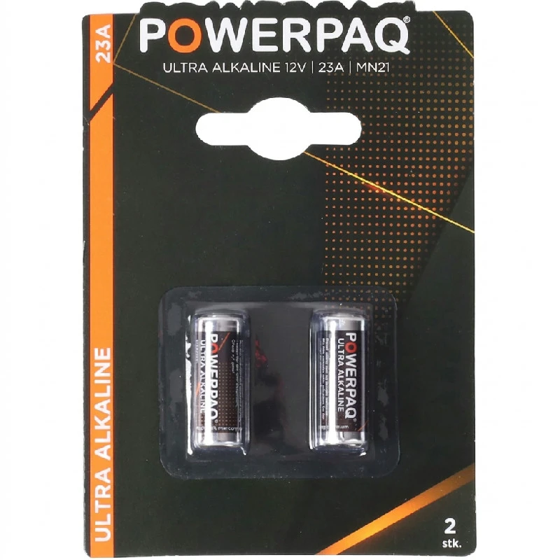 Batterier | Ultra alkaline 23A-12V | PowerPaq 12947AG by PowerPaq color Svart/guld