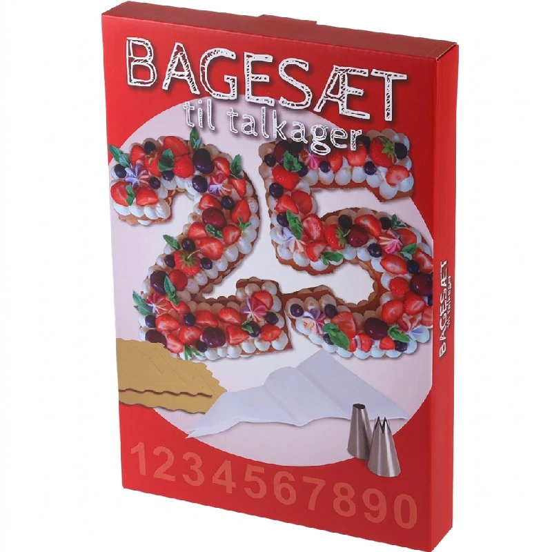 Bakesett til tallkaker 13519AG by Standard color Standaard
