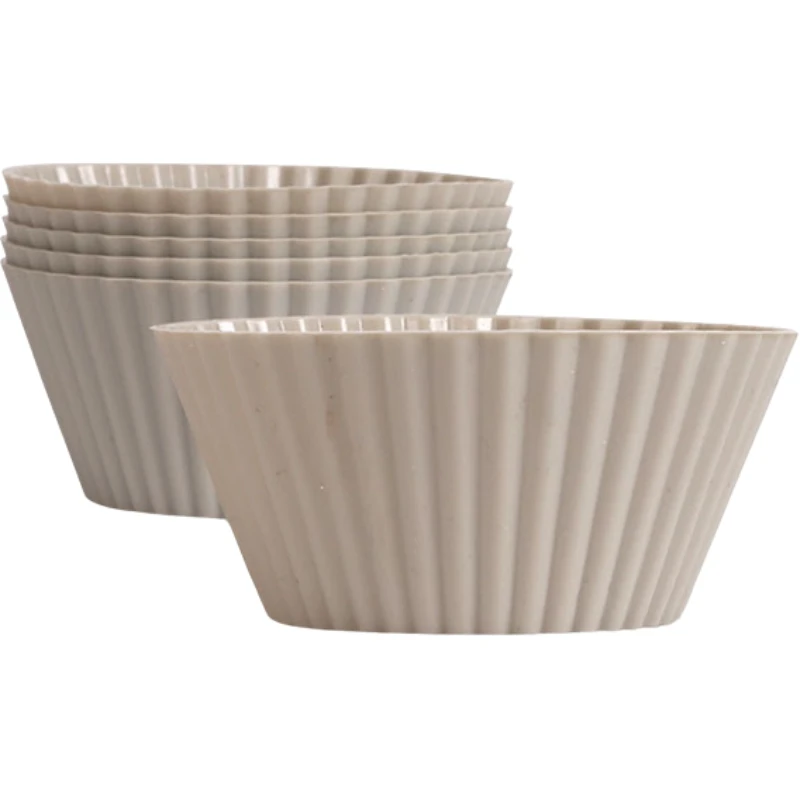 Silikonformer Ø7 cm - 6 stk. 13722AG by Airfryer color Beige/Natuur