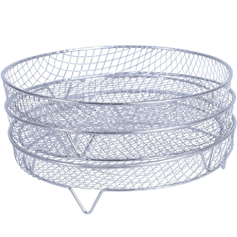 Rack til airfryer | 3-lags rist | Rund 14361AG by Airfryer color Silver/Metall