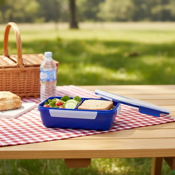 SMASH Divided Lunch Box | Matboks med skillevegg 1,0 l 14699AG by SMASH color Assorterad