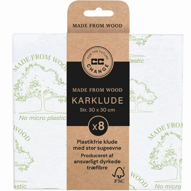 Kjøkkenklut, plastfri | 8 stk. | CC Hansen 4035AG by CC Hansen color Svart
