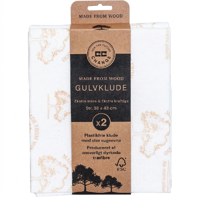 CC Hansen Plastfri gulvklut 38 x 48 cm - 2 stk. 4251AG by CC Hansen color Svart