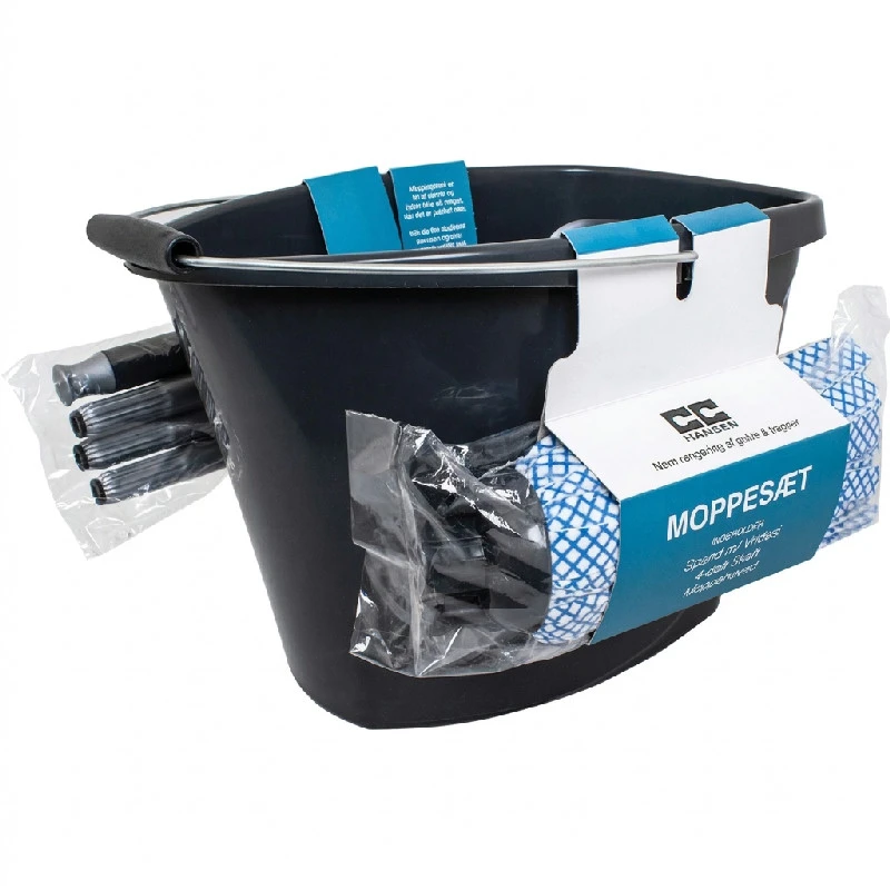 Moppesett, komplett med 14 L bøtte | CC Hansen 5420AG by CC Hansen color Svart