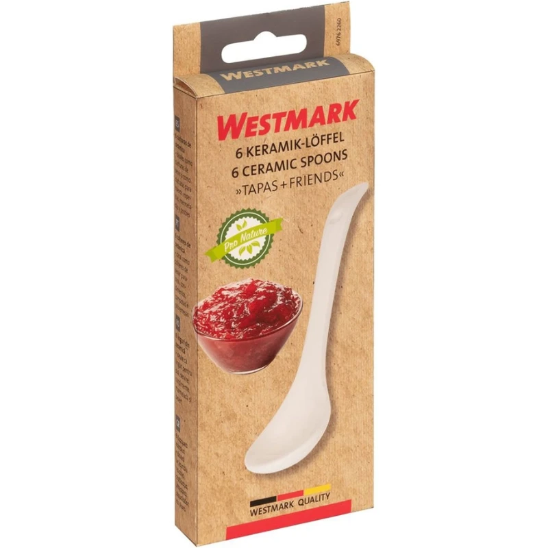 Keramiske skjeer | 6 stk. | Tapas + Friends | Westmark 69762260AG by Royal Series color Svart