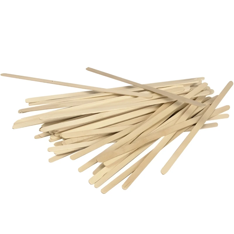 GS Supply Rørepinner i Bjørketre 19 cm 1000 stk. 10805 by GS Supply color Natuur