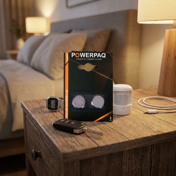 Batterier Lithium CR2032 2 stk. | PowerPaq 12937AG by PowerPaq color Silver