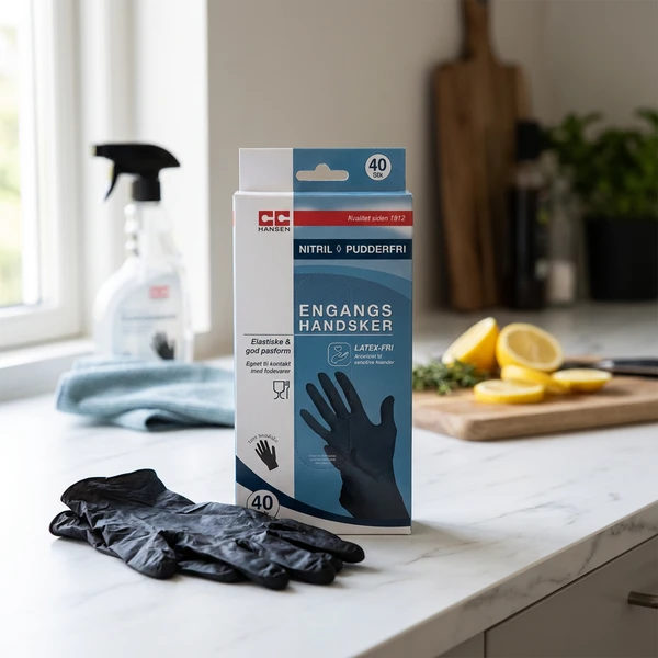 CC Hansen Engangshansker i Nitril Svart 40 stk. 4792AG by CC Hansen color Assorterad