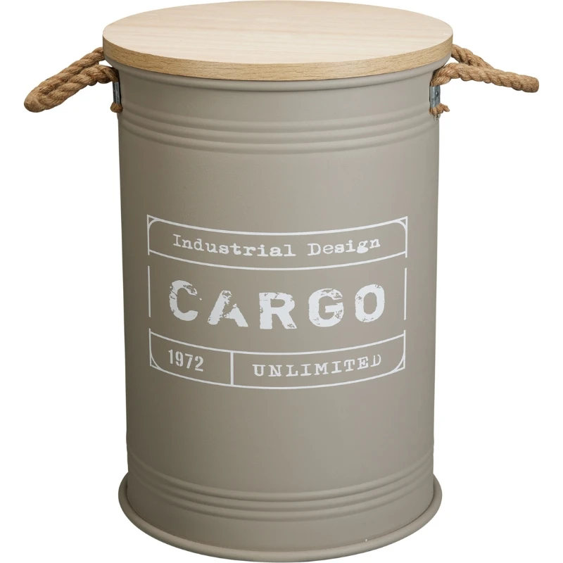 Oppbevaringsbokser med håndtak, sett med 3 FZ1002470 by Koop color Svart