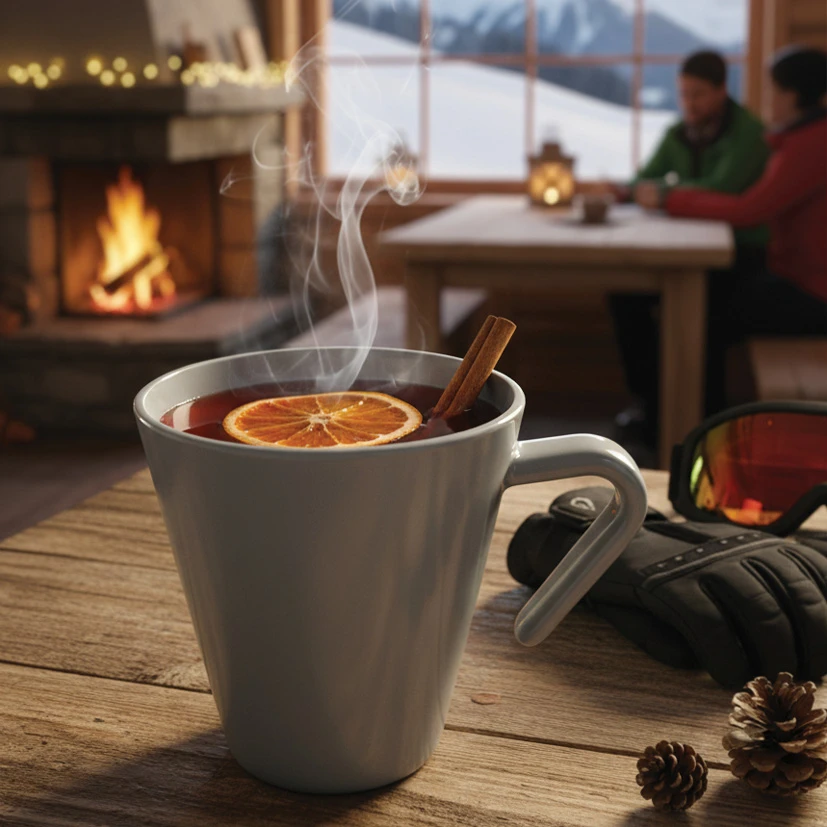Kaffekrus stabelbart 30 cl grå PP-plast BPA-fri 8538-GREY by GraMonty color Svart