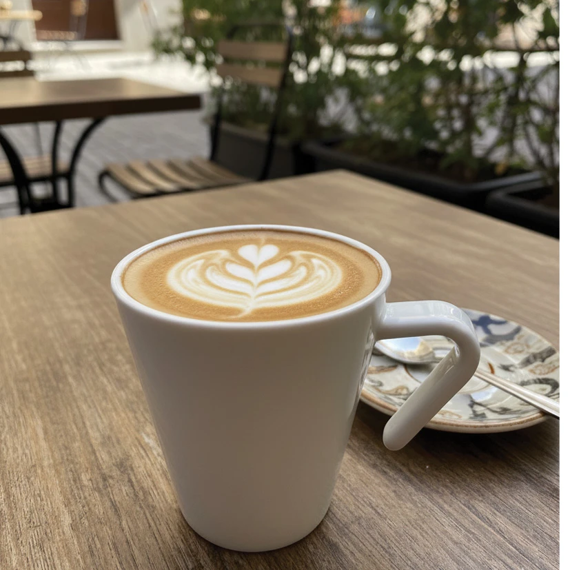 Kaffekrus Stabelbart 30 cl Hvit PP-plast BPA-fri 8538-WHITE by GraMonty color Svart