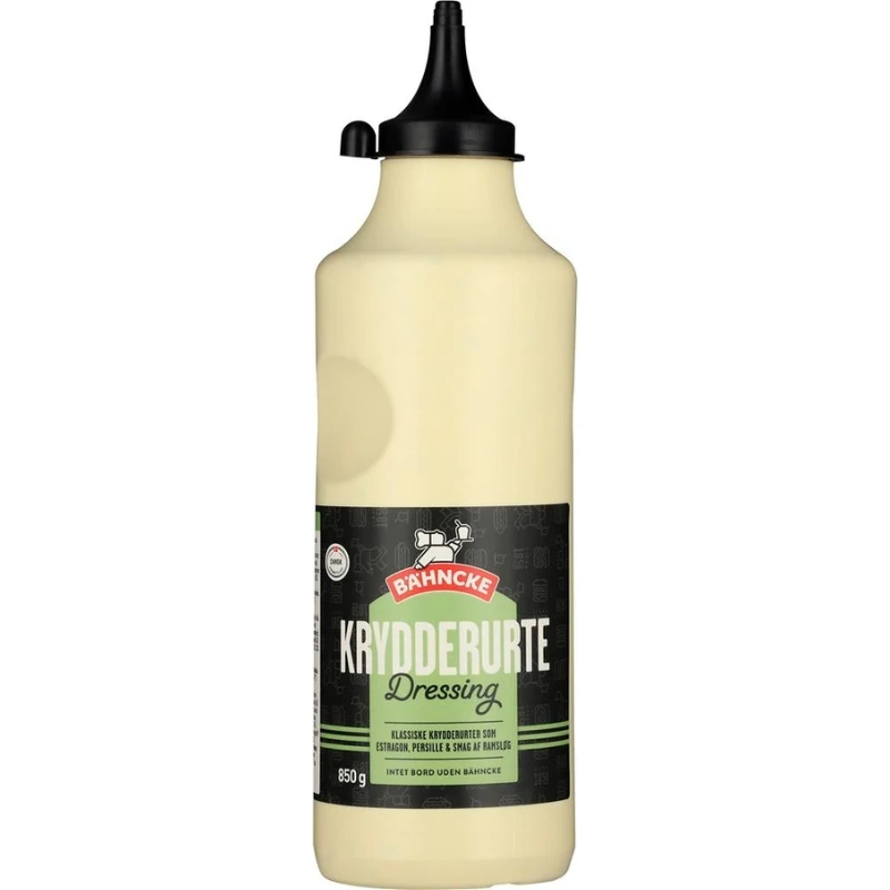 Bähncke Urtekrydret dressing med ramsløk 850 g 346226 by BÄHNCKE color Svart