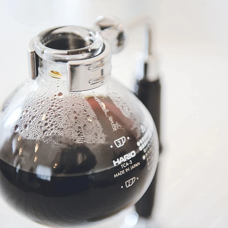 Kaffesifon "Technica" - Hario 3 kopper (360ml) TCAR-3 by Hario color Svart