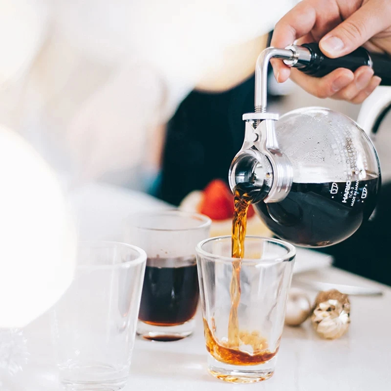 Kaffesifon "Technica" - Hario 3 kopper (360ml) TCAR-3 by Hario color Svart