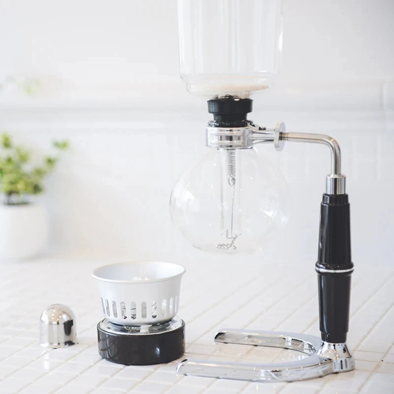 Kaffesifon "Technica" - Hario 3 kopper (360ml) TCAR-3 by Hario color Svart