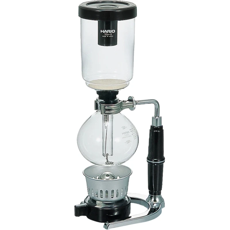 Kaffesifon "Technica" - Hario 3 kopper (360ml) TCAR-3 by Hario color Svart