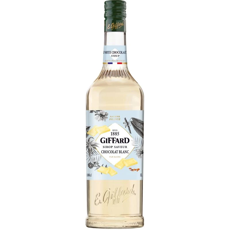 Giffard Syrup Hvit Sjokolade FL 100 17-1006995 by GIFFARD color Svart