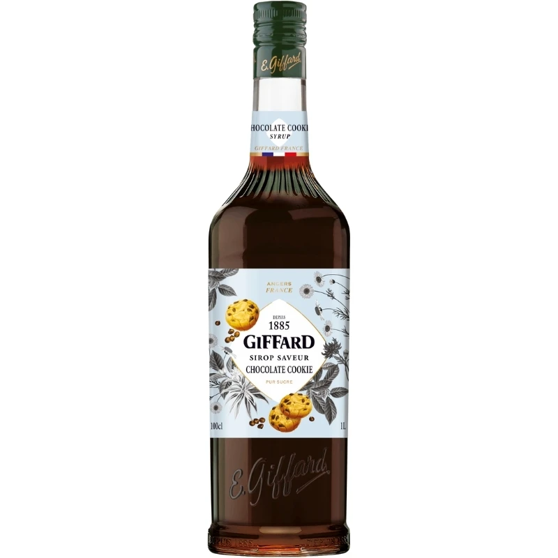 Giffard Syrup Chocolate Cookie FL 100 17-1006996 by GIFFARD color Svart