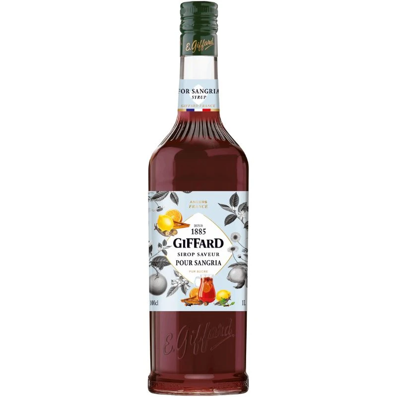 Giffard Syrup Sangria FL 100 17-1007041 by GIFFARD color Svart
