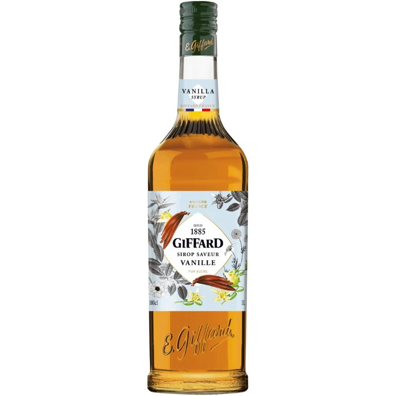 Giffard Syrup Vanilje FL 100 17-1007045 by GIFFARD color Svart