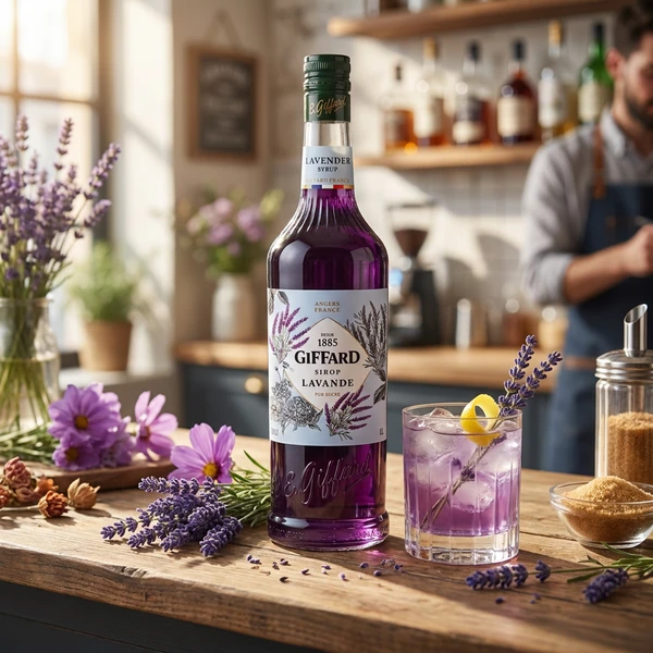 Giffard Lavendelsirup 100 cl 17-1008203 by GIFFARD color Svart
