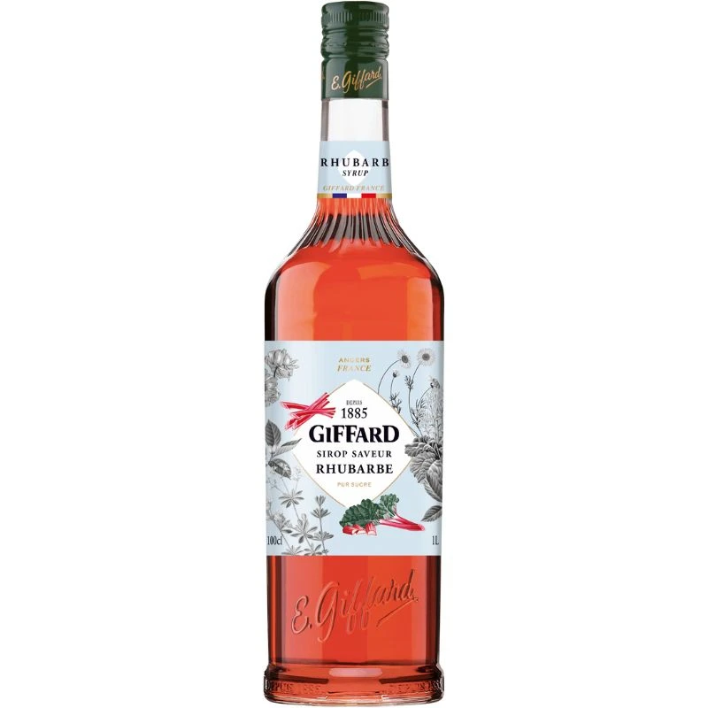 Giffard Syrup Rabarber FL 100 17-1008470 by GIFFARD color Svart