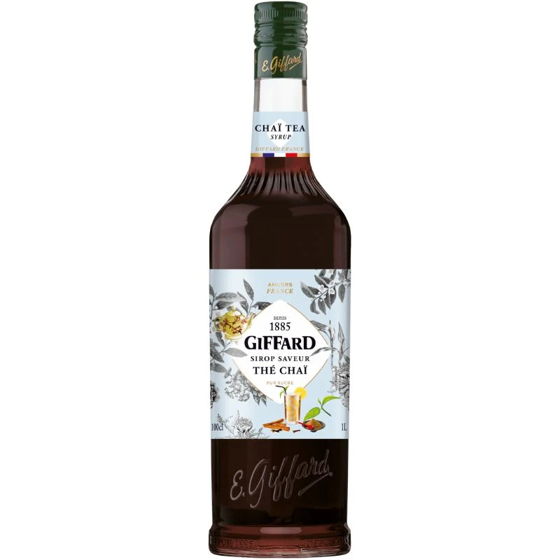 Giffard Syrup Chai Te FL 100 17-1011512 by GIFFARD color Svart