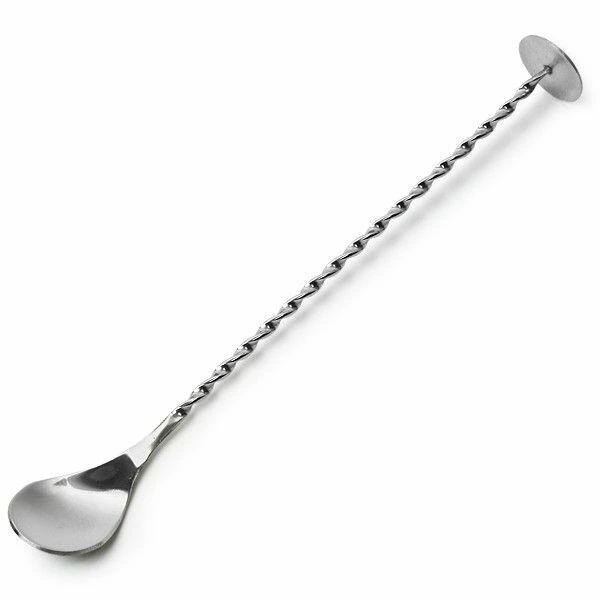 Cocktailskje med muddler i rustfritt stål BTBL3568 by Beaumont color Svart