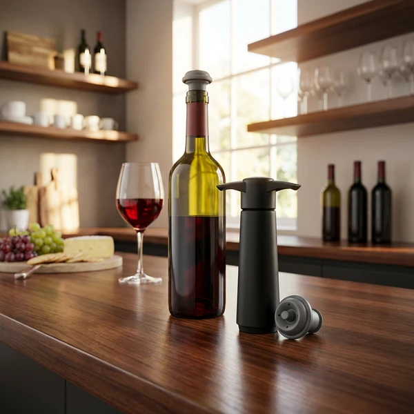Vacu Vin Saver med 2 propper 09814606 by Vacu Vin color Svart