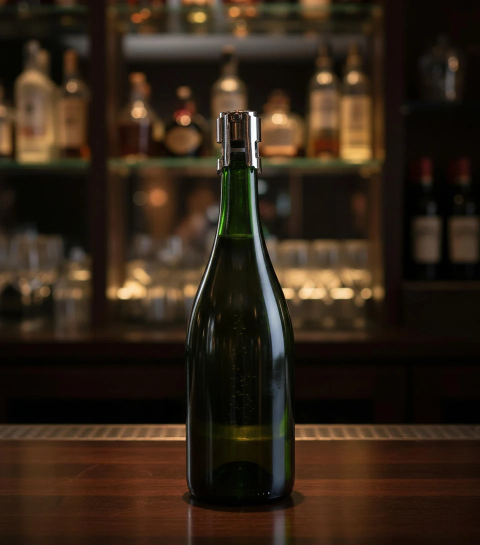 Champagnestopper i rustfritt stål BTBL3539 by Beaumont color Silver