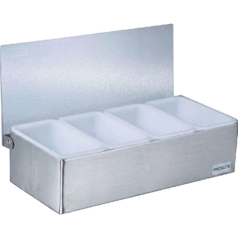 Fruktdispenser stål - 4 rom BTBL3761 by Beaumont color Svart
