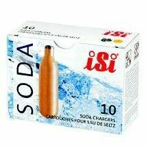 Sodapatroner 10 stk. 0014 by LISS color Svart