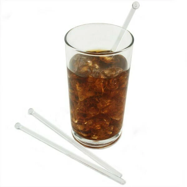 Drinkpinner BULB 15 cm sort 500 stk. 96-0480  color Svart