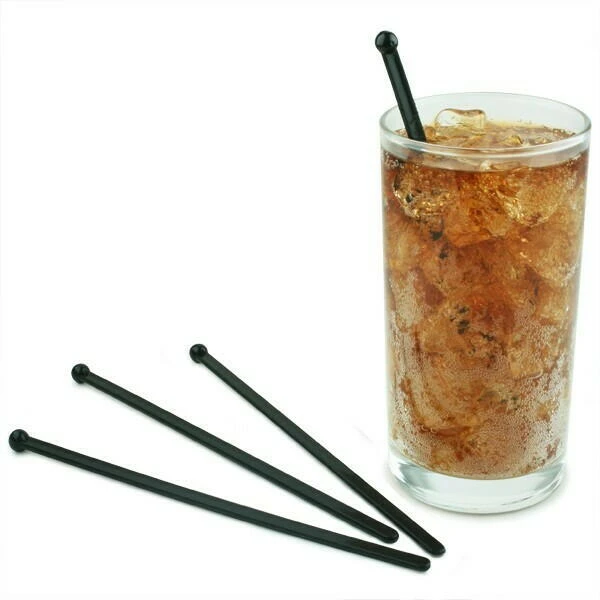 Drinkpinner BULB 15 cm sort 500 stk. 96-0480  color Svart
