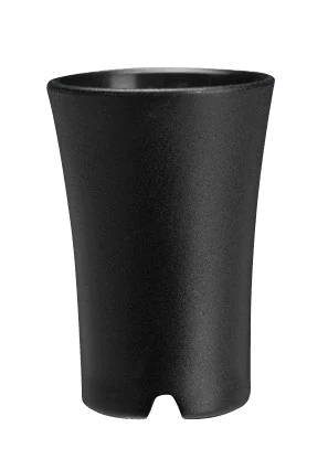 Glass4ever Shotglass Frosted Sort 3 cl 100103 by GLASS4EVER color Svart