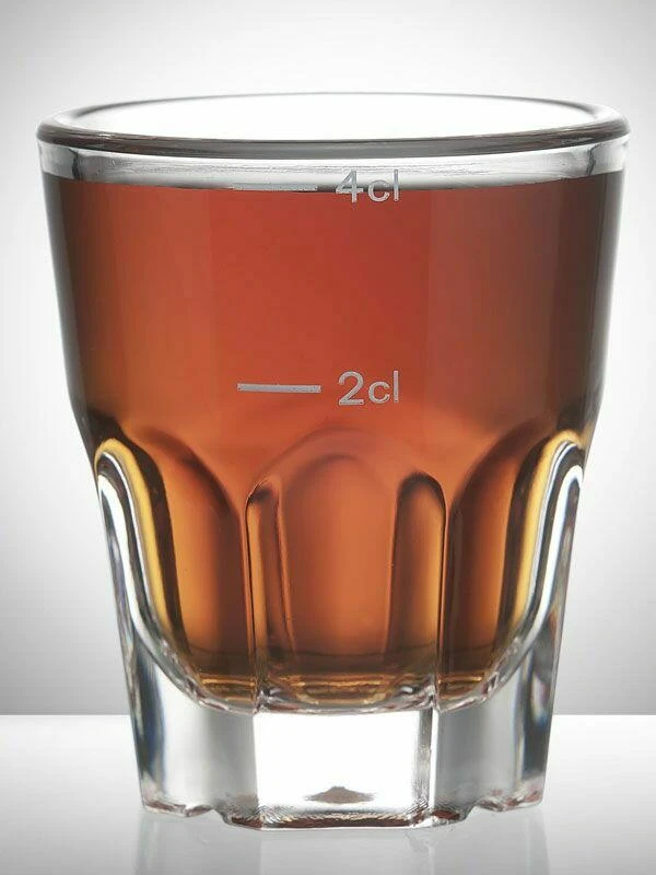 Granity shotglass i plast 4 cl 100204 by GLASS4EVER color Helder