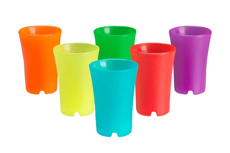 Glass4ever Shotglass Frosted Fargede 3 cl 100104 by GLASS4EVER color Svart