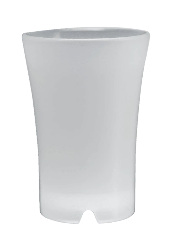 Shotglass frostet hvit 3 cl 100102 by GLASS4EVER color Vit