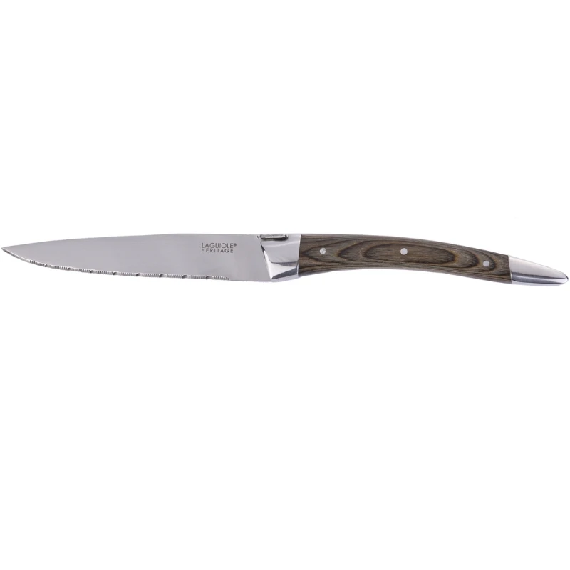 Laguiole Herit biffkniver, 6 stk. 40273025 by Laguiole color Svart