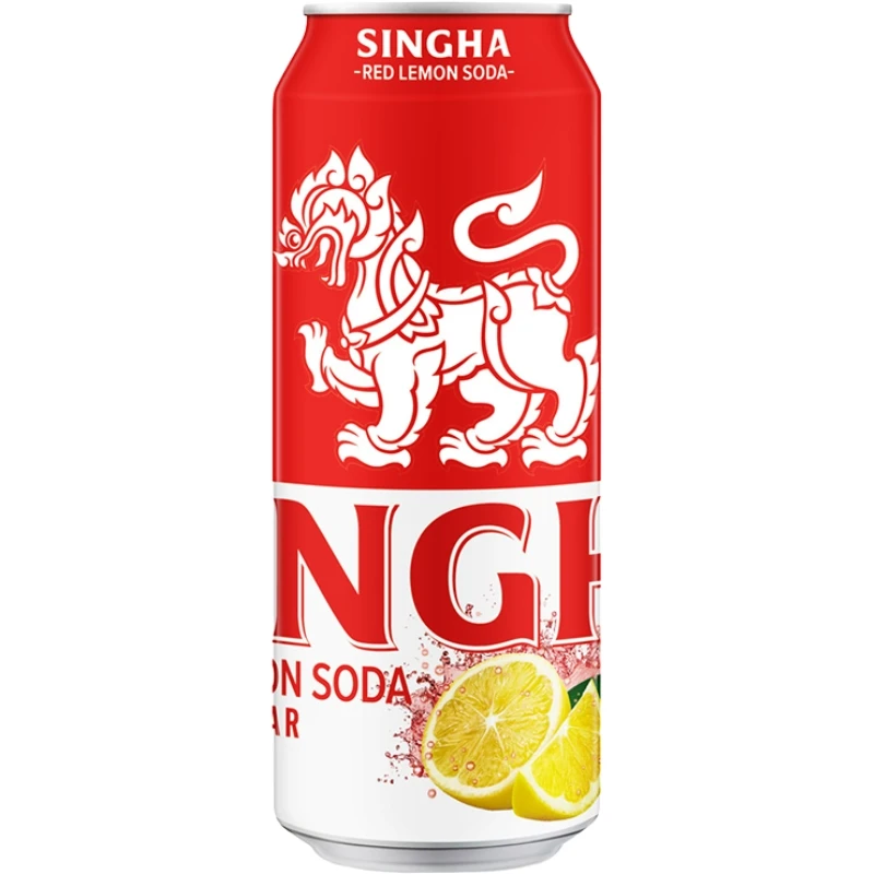 Singha Soda, Red Lemon 33cl 67894 by SINGHABEER color Svart