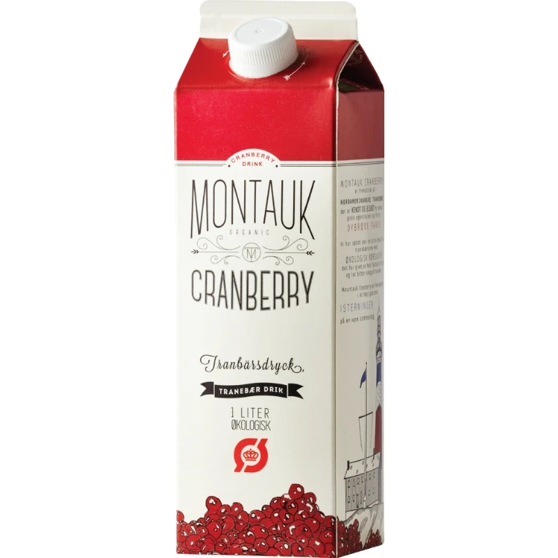 Montauk Cranberry / Tranebærdrikk 1L ØKO 65272 by MONTAUK color Svart