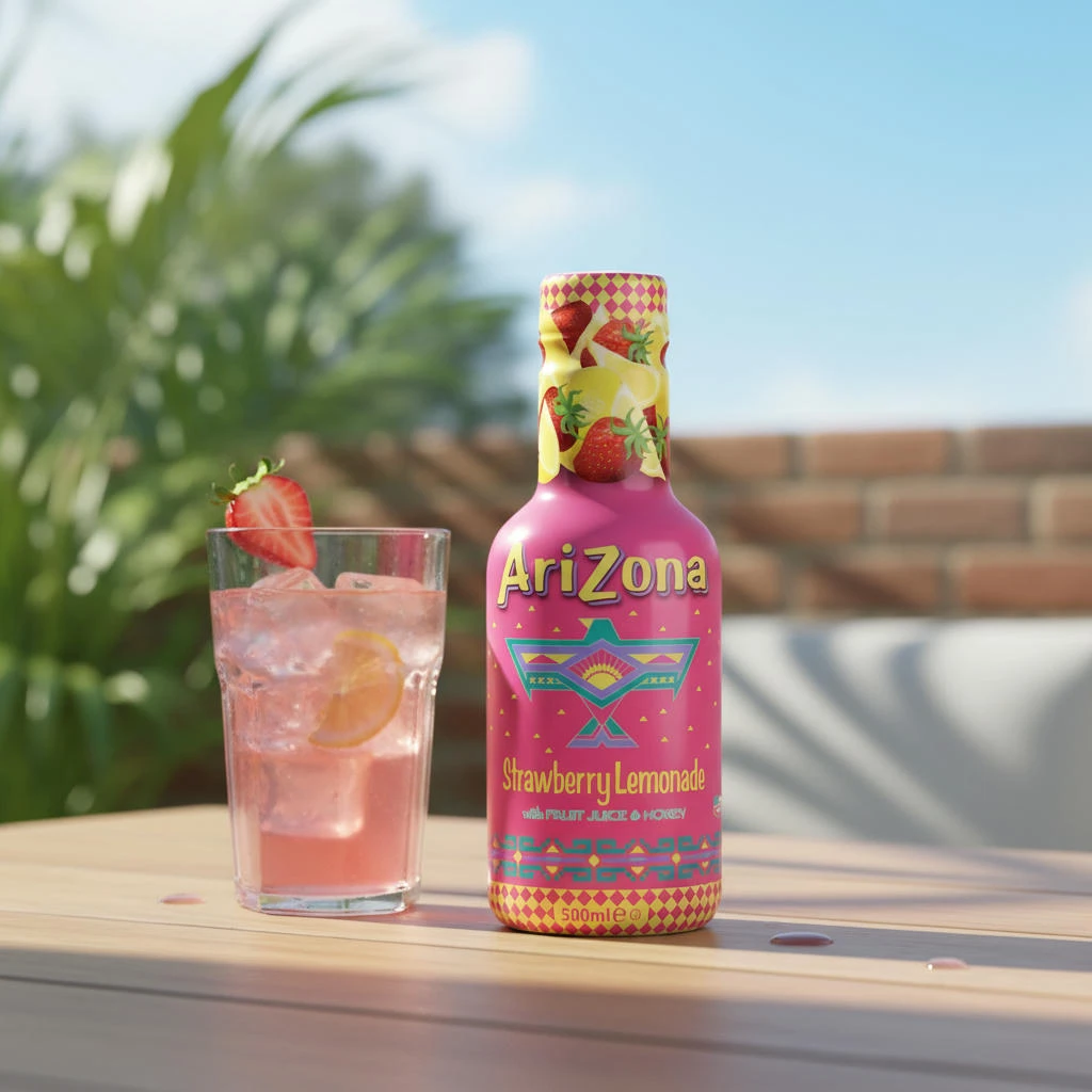 AriZona Strawberry Lemonade 6x50 cl 67687 by AriZona color Svart