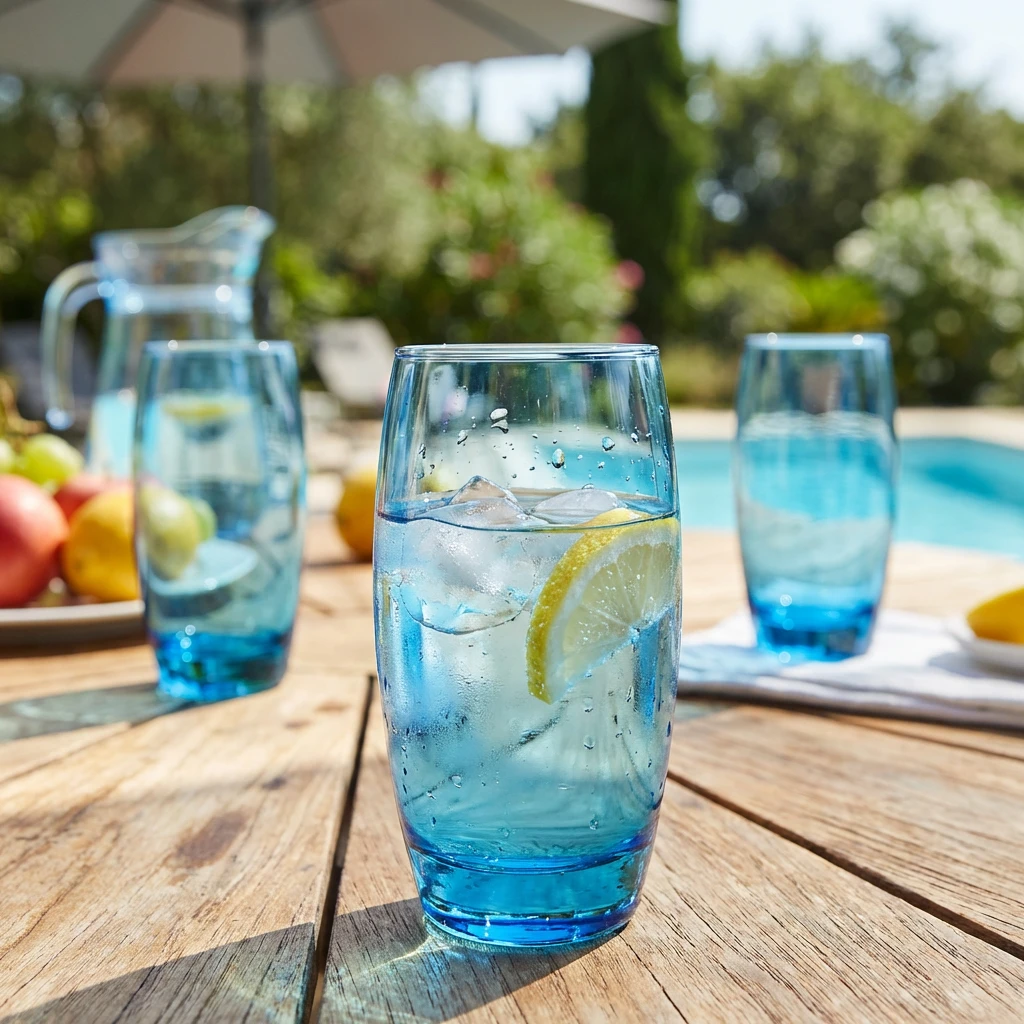 Drikkeglass 35 cl blå (6 stk.) 20354135 by ARCOROC color Blauw